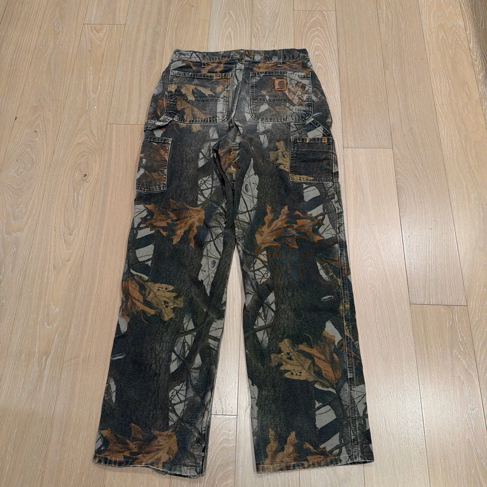 Vintage Carhartt Real Tree Camo Carpenter Pants Size 32x34 thumbnail 1