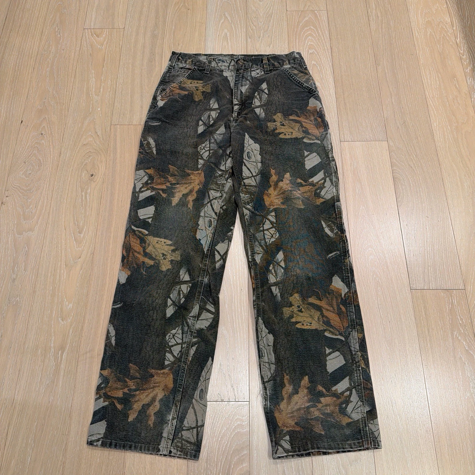 Vintage Carhartt Real Tree Camo Carpenter Pants Size 32x34 thumbnail 3