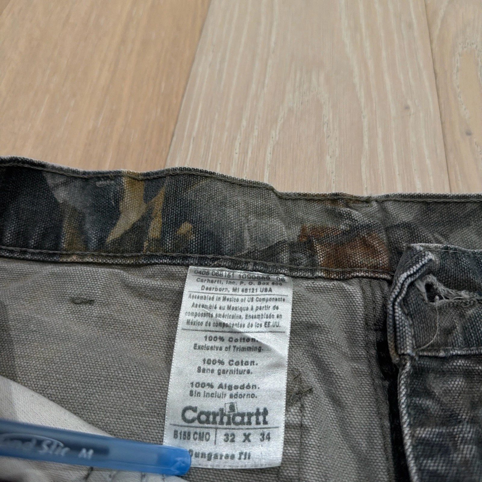 Vintage Carhartt Real Tree Camo Carpenter Pants Size 32x34 thumbnail 5