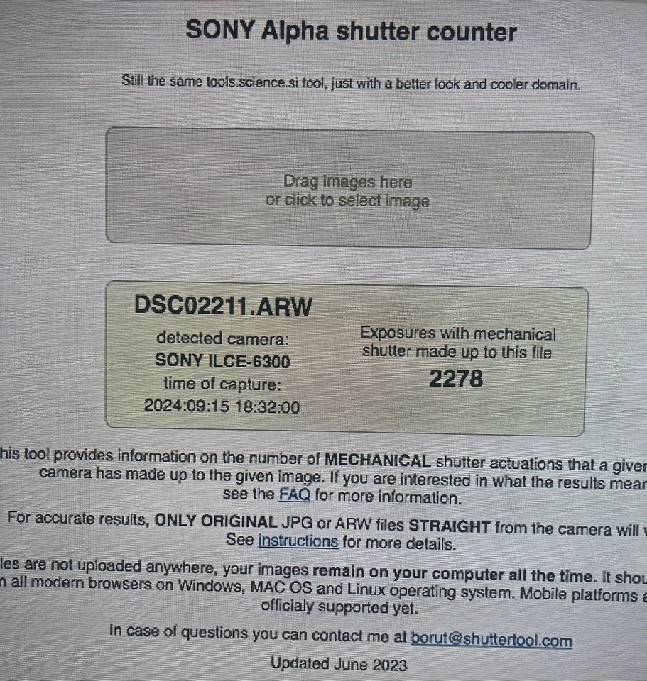 Sony a6300 ILCE-6300 Digital Camera Black body only 2278 click W/ Box Near Mint thumbnail 14