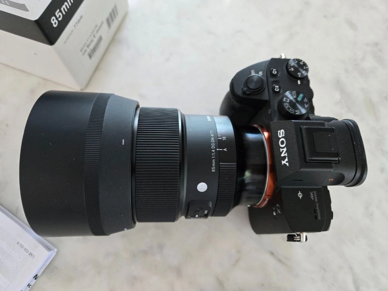 Sony a7 III Full-Frame Mirrorless Camera w/ Sigma 85mm f1.4 DG DN thumbnail 2