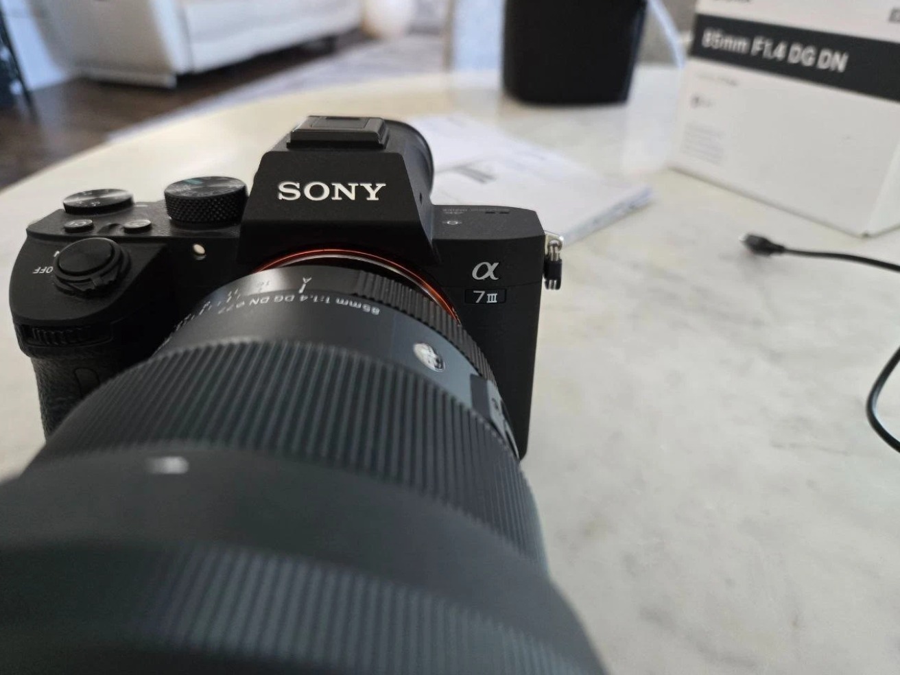 Sony a7 III Full-Frame Mirrorless Camera w/ Sigma 85mm f1.4 DG DN thumbnail 5