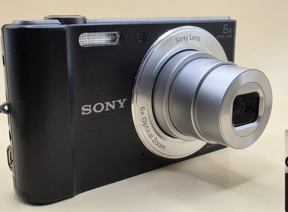 Sony Cyber-shot DSC-W810 Compact Digital Camera – 20.1MP, 6x Optical Zoom, Black, Tested & Working thumbnail 4