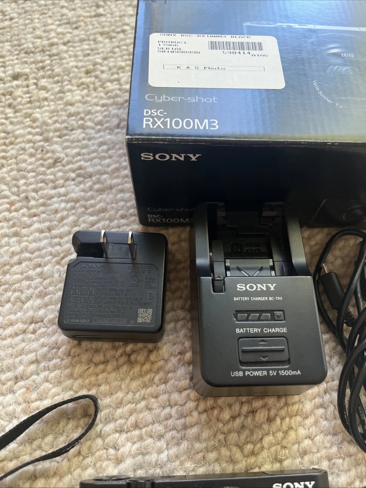 Sony Cyber-shot RX100 III M3 20.1MP Digital Camera Black thumbnail 3