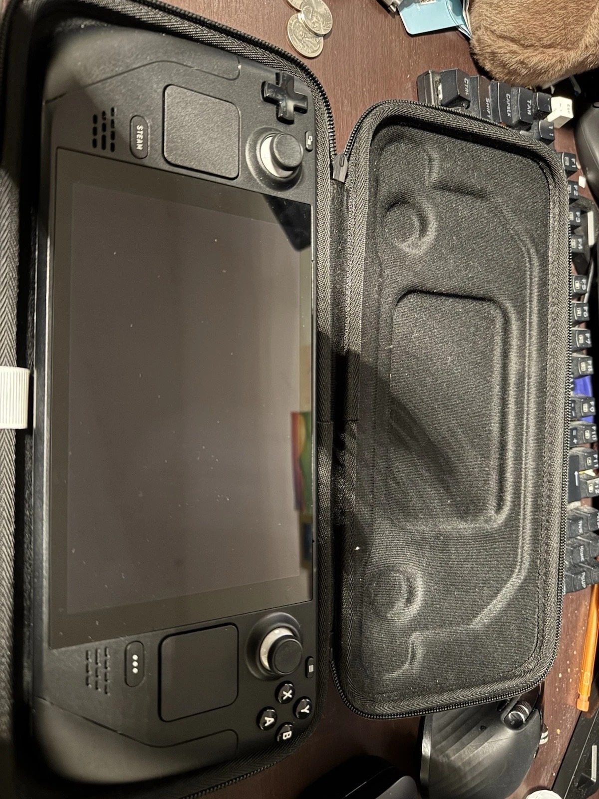 Steam deck 256gb LCD For Parts Screen good condition thumbnail 1