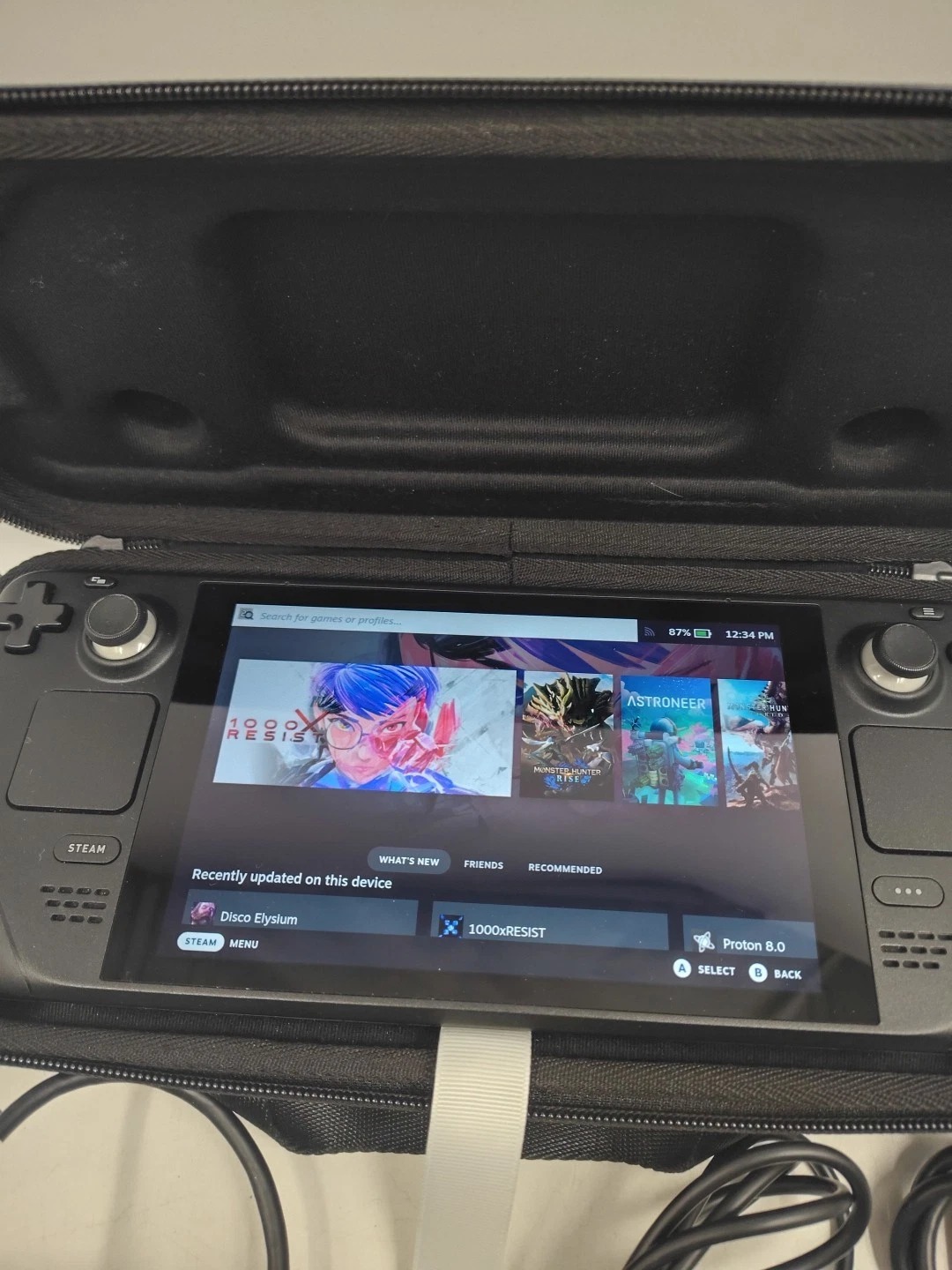 Steam Deck 512GB SSD (Model 1010) – Full Bundle | Dock + Controller + Case thumbnail 2