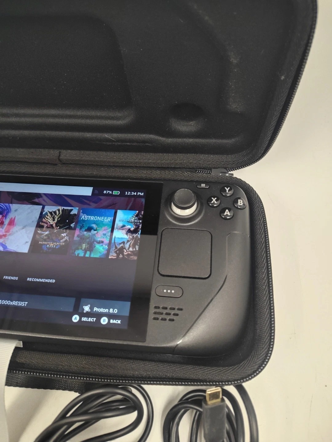 Steam Deck 512GB SSD (Model 1010) – Full Bundle | Dock + Controller + Case thumbnail 3