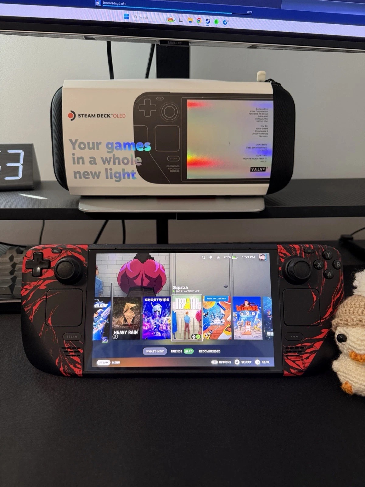 Steam Deck OLED 5Stea12gb (Excellent Condition) 400gb Sandisk Card thumbnail 6