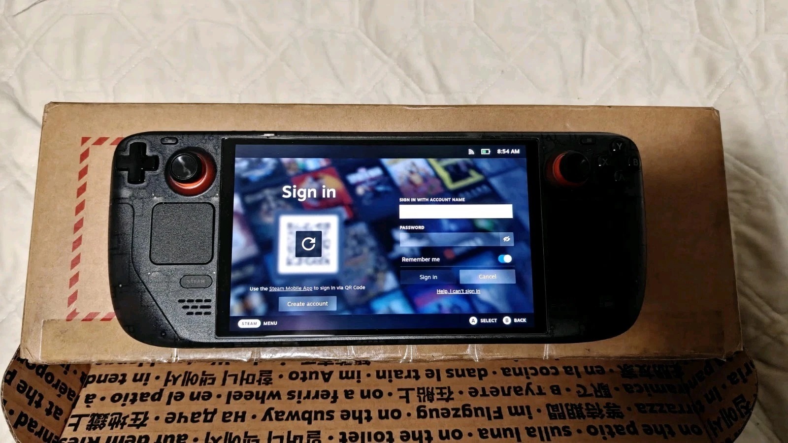 Steam Deck OLED Limited Edition – Transparent Smoke | 2TB SSD thumbnail 1