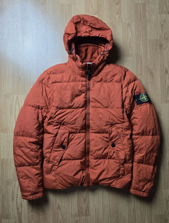 Stone Island Garment Dyed Crinkle Reps NY Down Puffer Jacket (S)