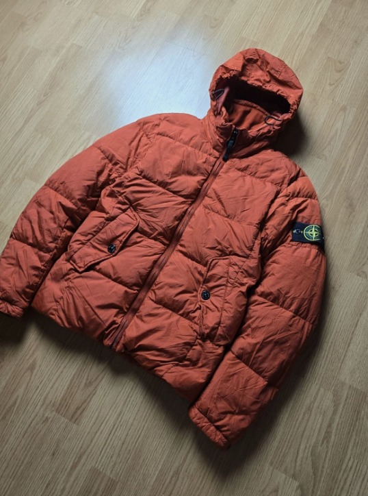 Stone Island Garment Dyed Crinkle Reps NY Down Puffer Jacket (S) thumbnail 2