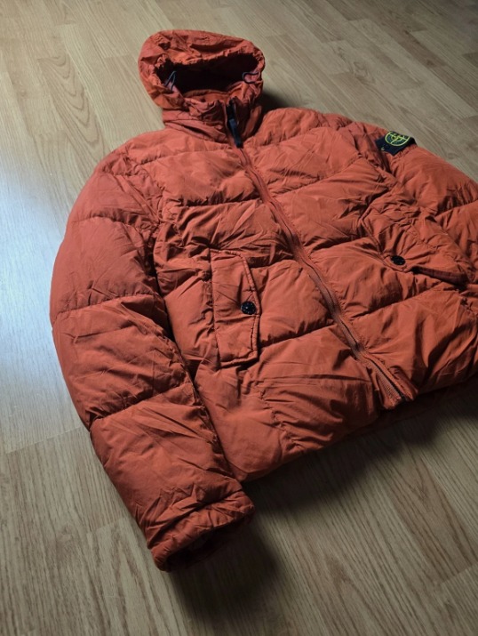 Stone Island Garment Dyed Crinkle Reps NY Down Puffer Jacket (S) thumbnail 4