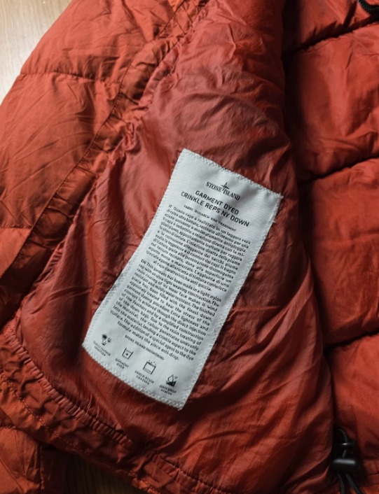 Stone Island Garment Dyed Crinkle Reps NY Down Puffer Jacket (S) thumbnail 7