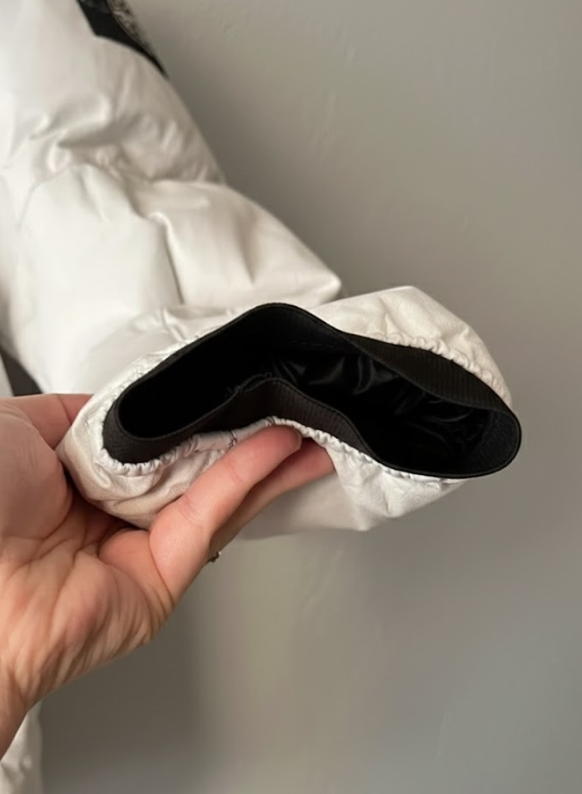  Stone Island Lightweight Leather Down Jacket White  thumbnail 3