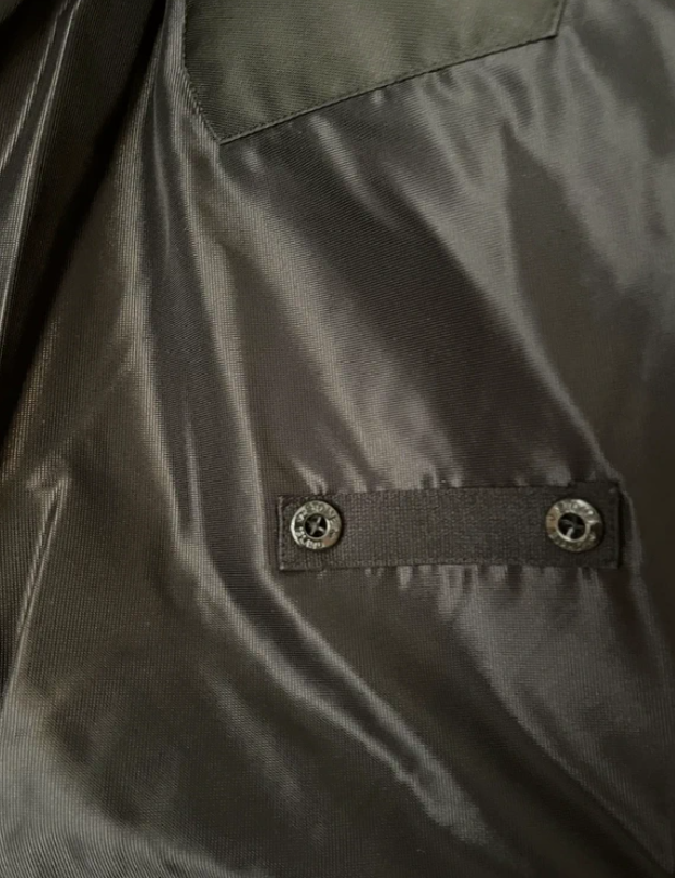  Stone Island Lightweight Leather Down Jacket White  thumbnail 7