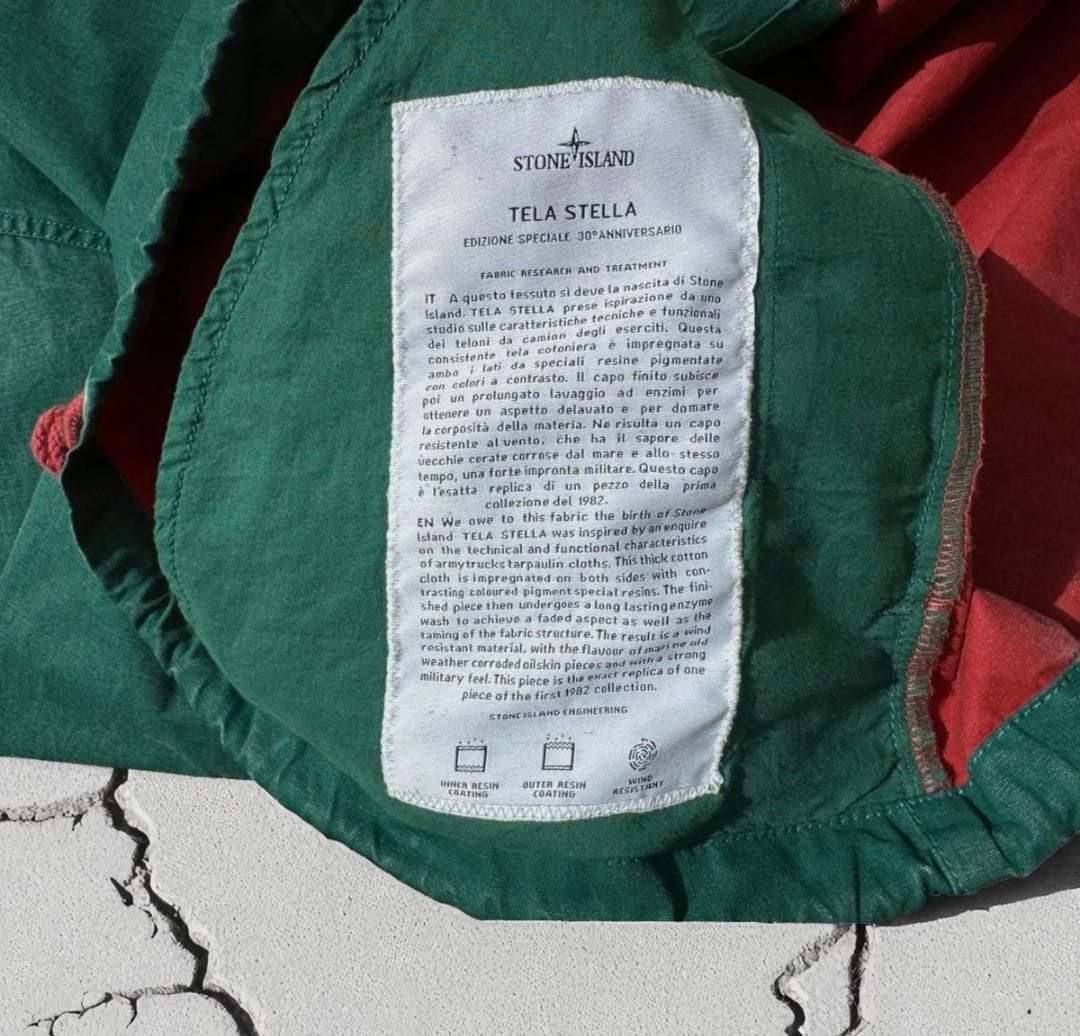 Stone Island Tela Stella Archive ‘30 University Jacket’ (size L) thumbnail 13