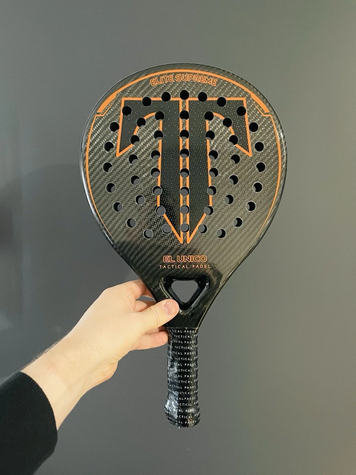 Tactical Padel El Único Orange Racket – Premium Control & Power thumbnail 1
