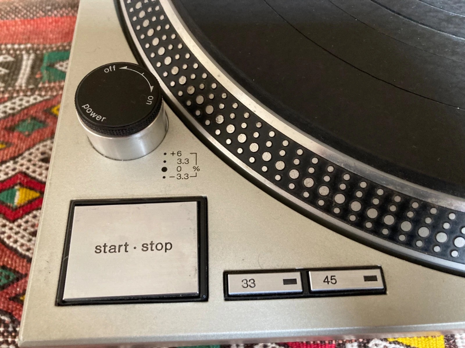 Technics SL-1200MK2 DJ Turntable - Silver - 1998 thumbnail 7