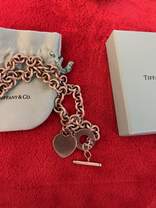 Tiffany & Co. Sterling Silver Heart Tag Toggle Necklace – 18" thumbnail 4