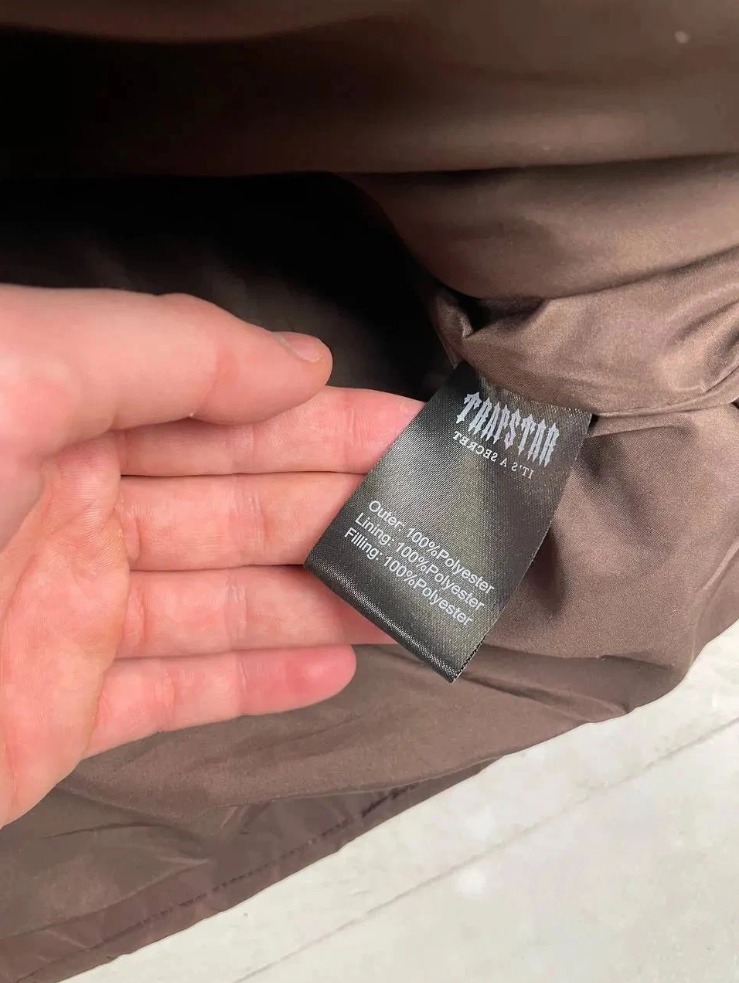 Trapstar Irongate Puffer Jacket Brown – Men’s Small, Detachable Hood thumbnail 8