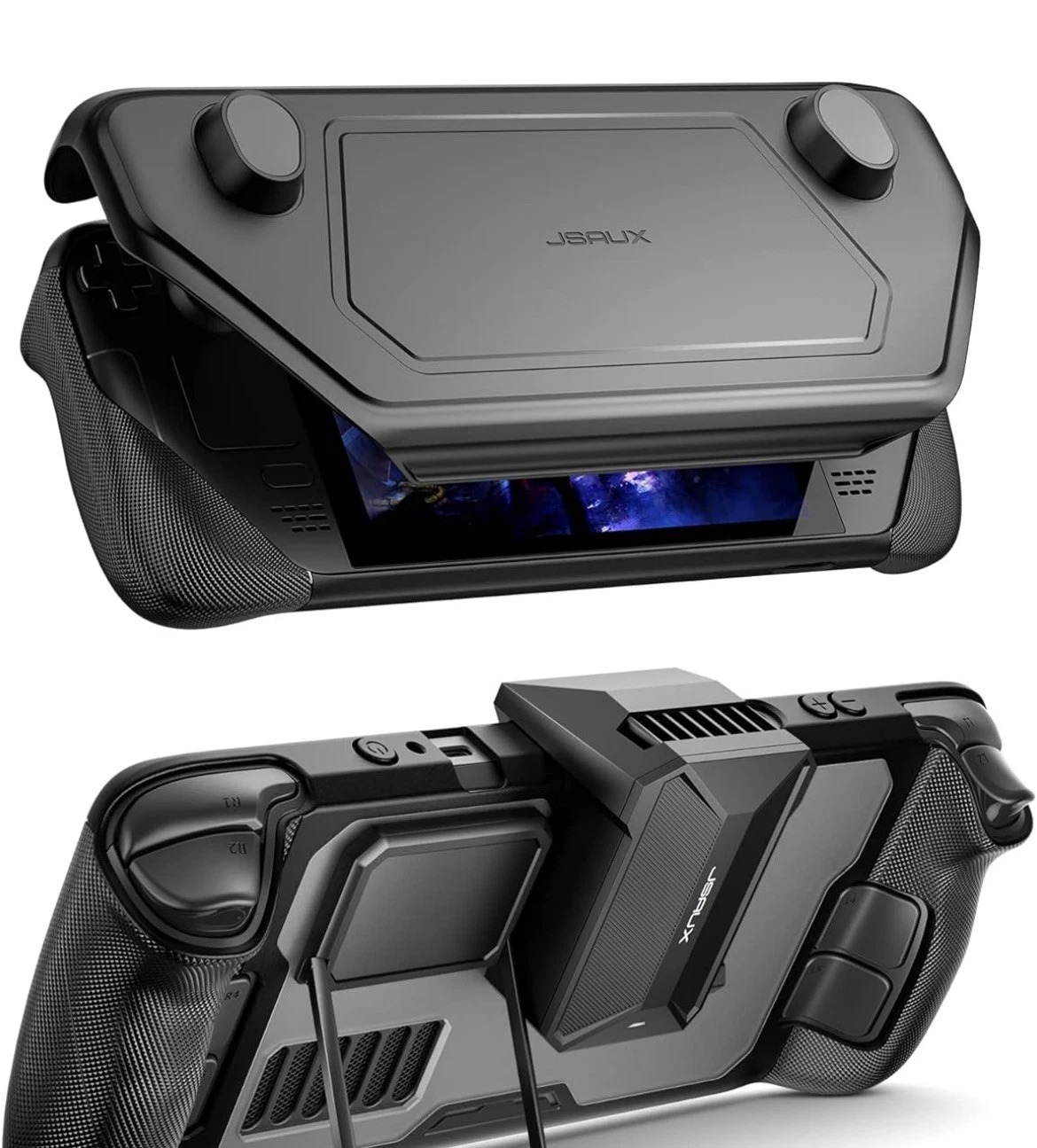 Valve Steam Deck 256GB Handheld System Black lightly used case and fan included thumbnail 3