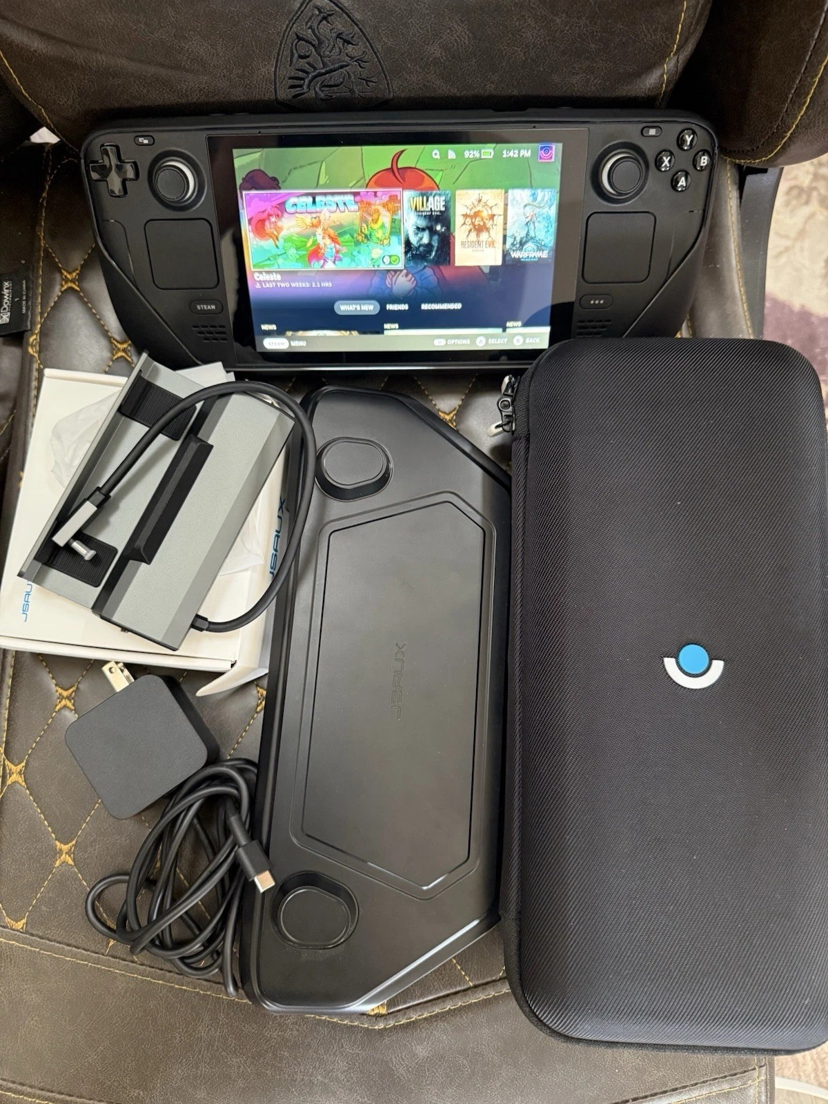 Valve Steam Deck LCD 2TB SSD – Mint Condition | Jsaux Case & Dock thumbnail 1