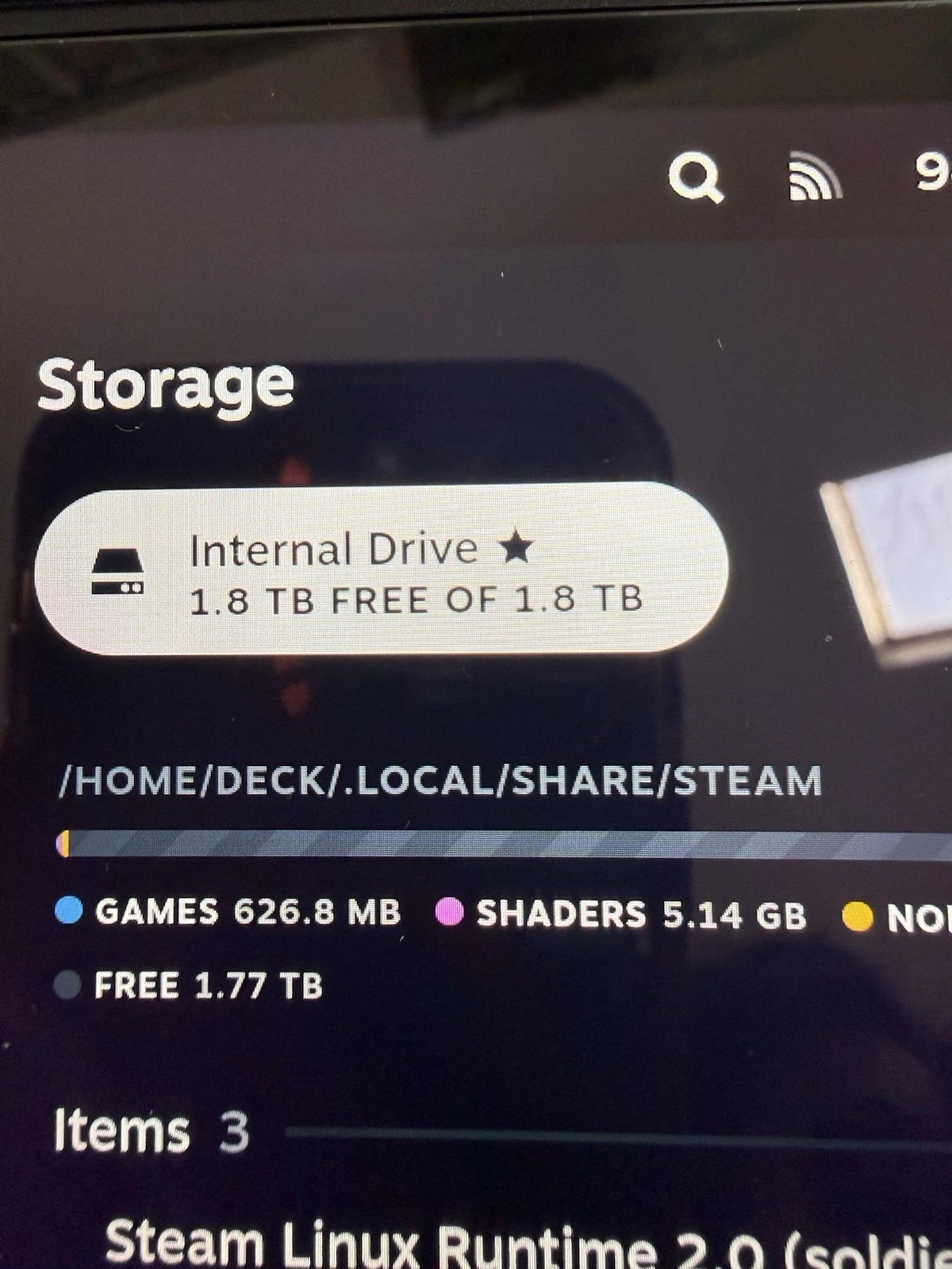 Valve Steam Deck LCD 2TB SSD – Mint Condition | Jsaux Case & Dock thumbnail 3