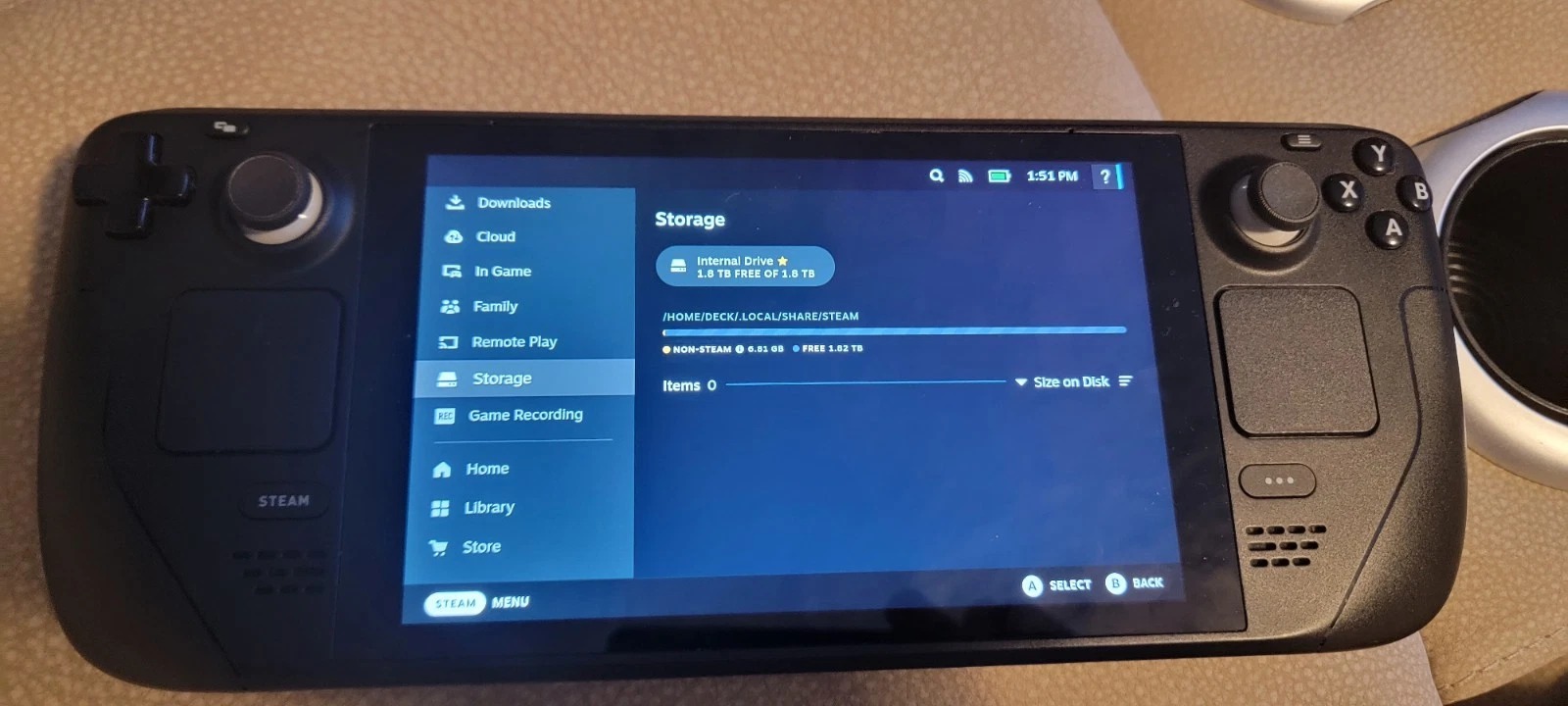 Valve Steam Deck LCD Handheld Console – 2TB SSD – With Case thumbnail 1