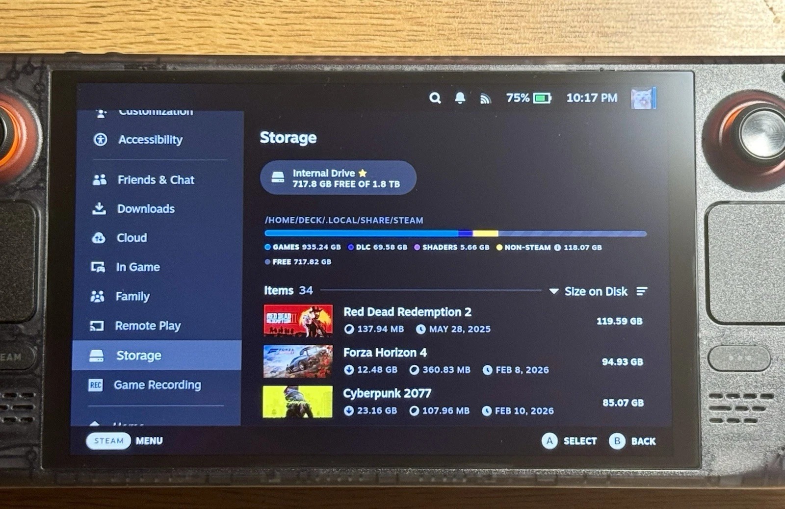 Valve Steam Deck Limited Edition Translucent OLED – 2TB Upgraded – Includes Dock thumbnail 3