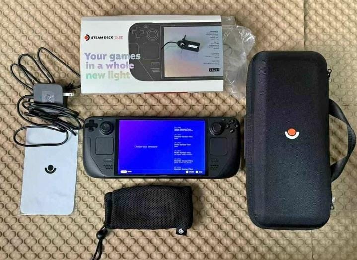 Valve steam deck OLED 1TB 512GB SD thumbnail 6