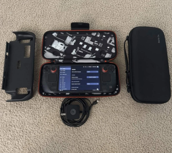 Valve Steam Deck OLED 1TB Clear Limited Edition Handheld Console + Extras thumbnail 1