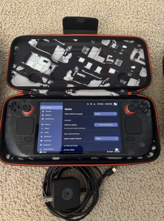 Valve Steam Deck OLED 1TB Clear Limited Edition Handheld Console + Extras thumbnail 2