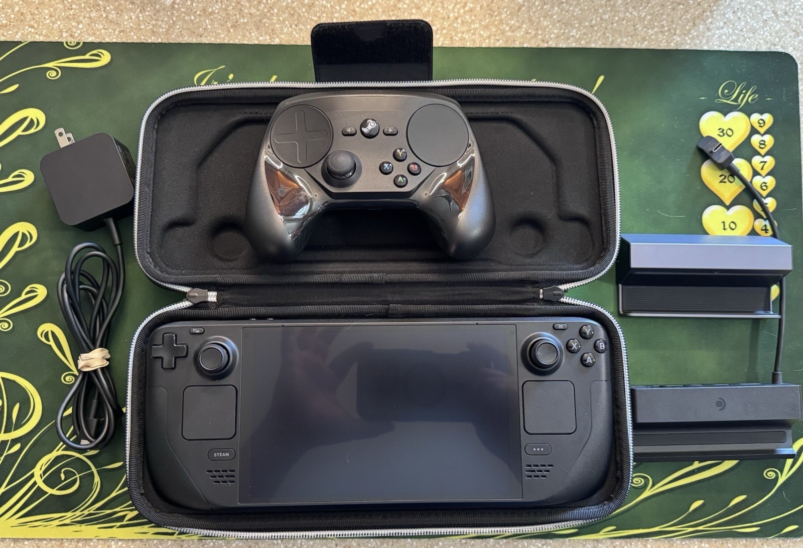 Valve Steam Deck OLED 1TB Handheld Console Bundle – OEM Dock + Steam Controller – Mint Condition thumbnail 1