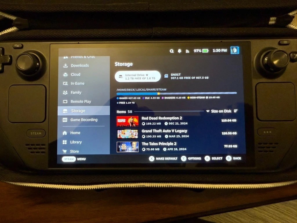 Valve Steam Deck OLED – 2TB SSD + 1TB microSD | Case + Dock thumbnail 3