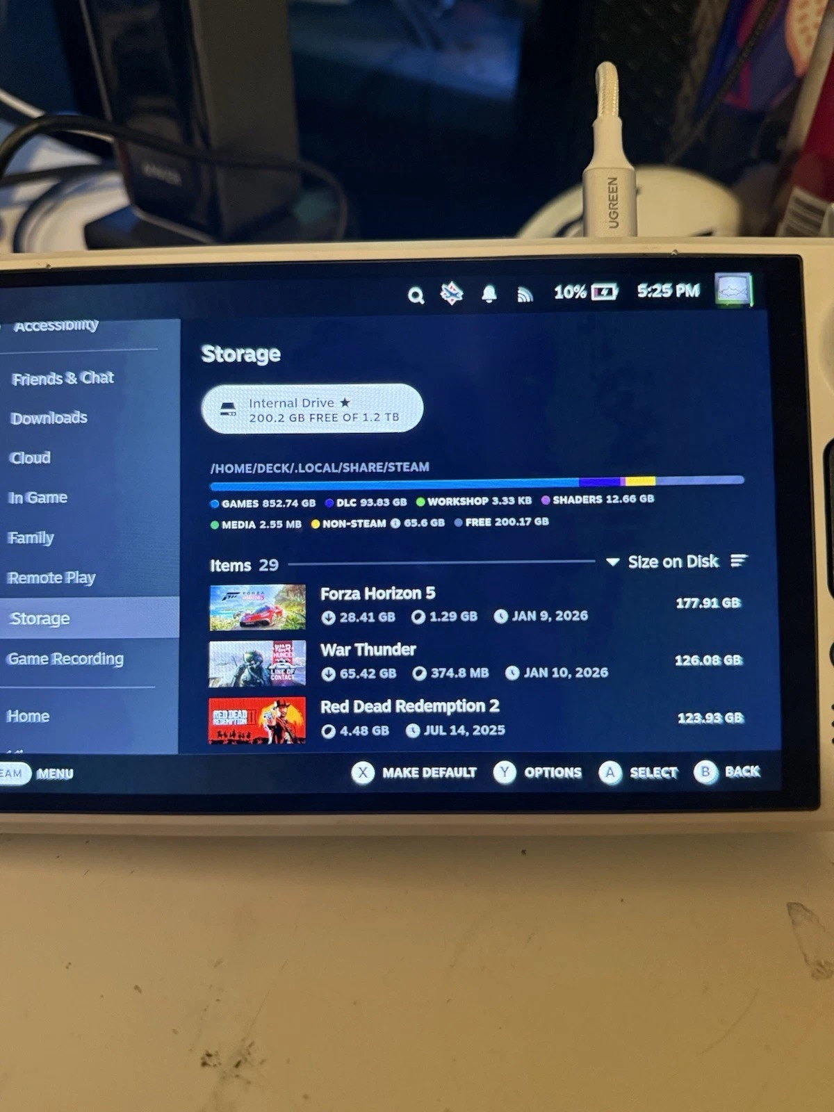 Valve Steam Deck OLED – 2TB SSD | Dual Boot (SteamOS + Windows) | White Shell thumbnail 4