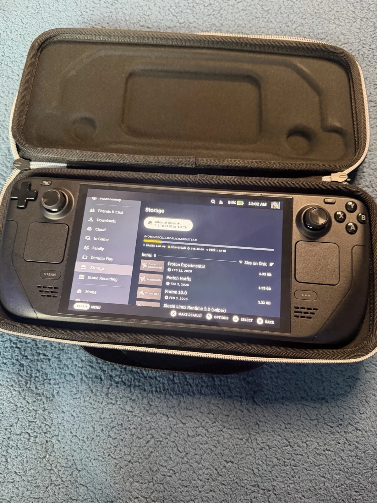 Valve Steam Deck OLED – 2TB SSD | Glossy Screen | Case + Charger thumbnail 17