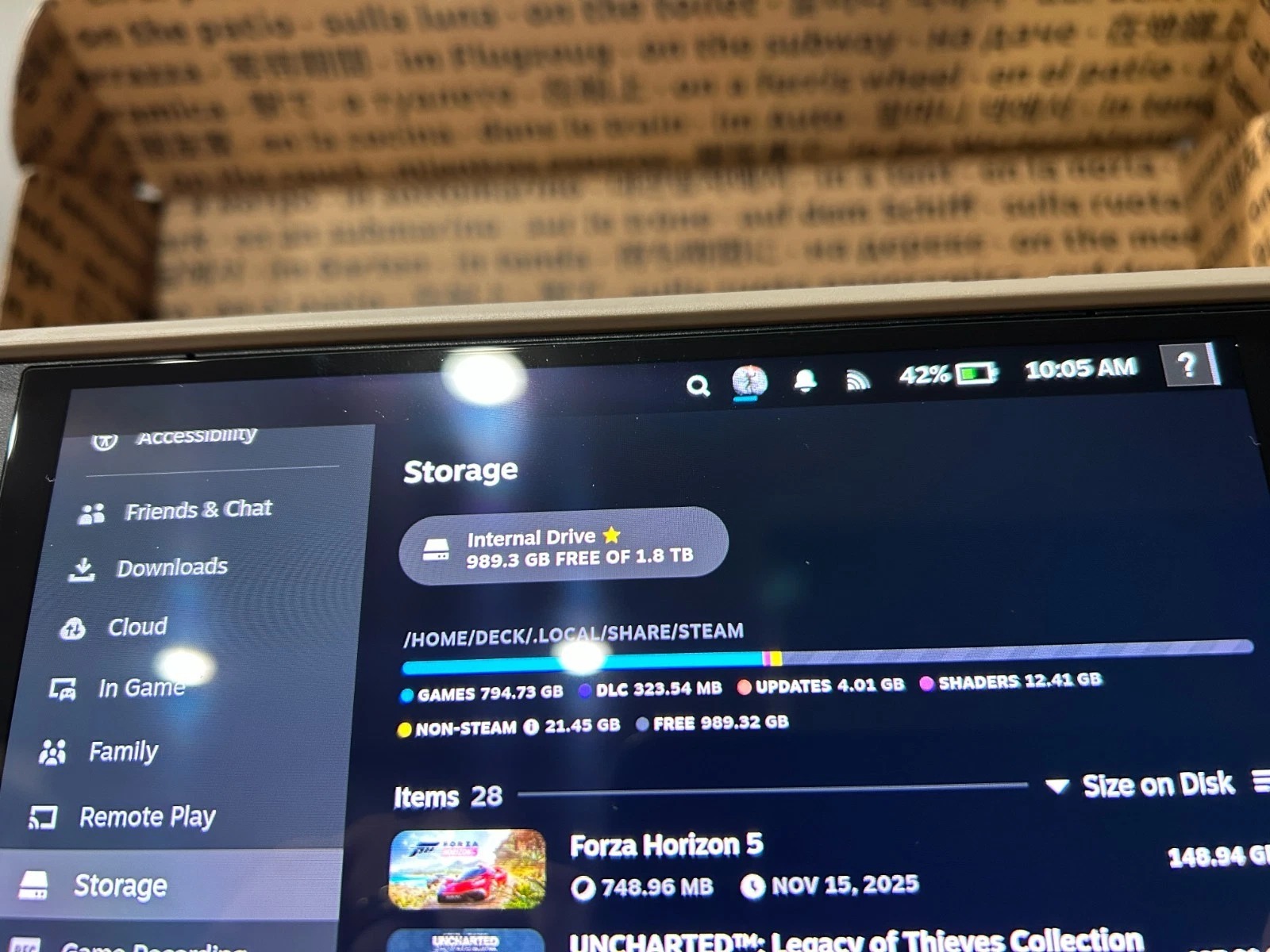 Valve Steam Deck OLED – 2TB SSD | Like New | GripCase + Extras thumbnail 12