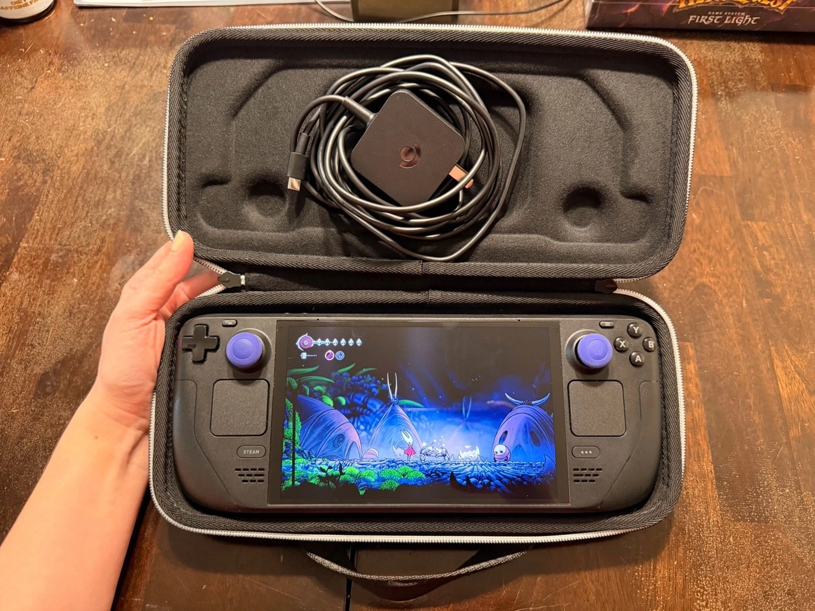 Valve Steam Deck OLED 512GB Black Handheld Console Bundle thumbnail 1