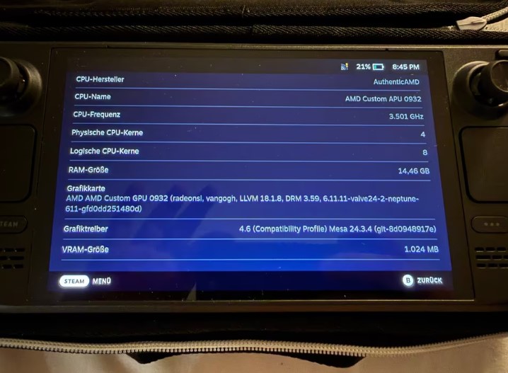 Valve Steam Deck OLED 512GB – Like New - Battery 100%. thumbnail 5