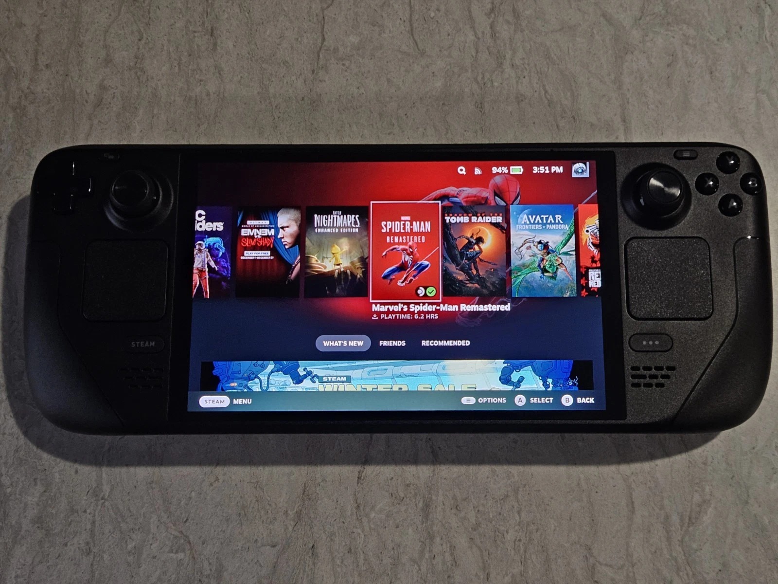 Valve Steam Deck OLED 7.4" 1TB, Anti-Reflective, Case, Charger, & Original Box thumbnail 2