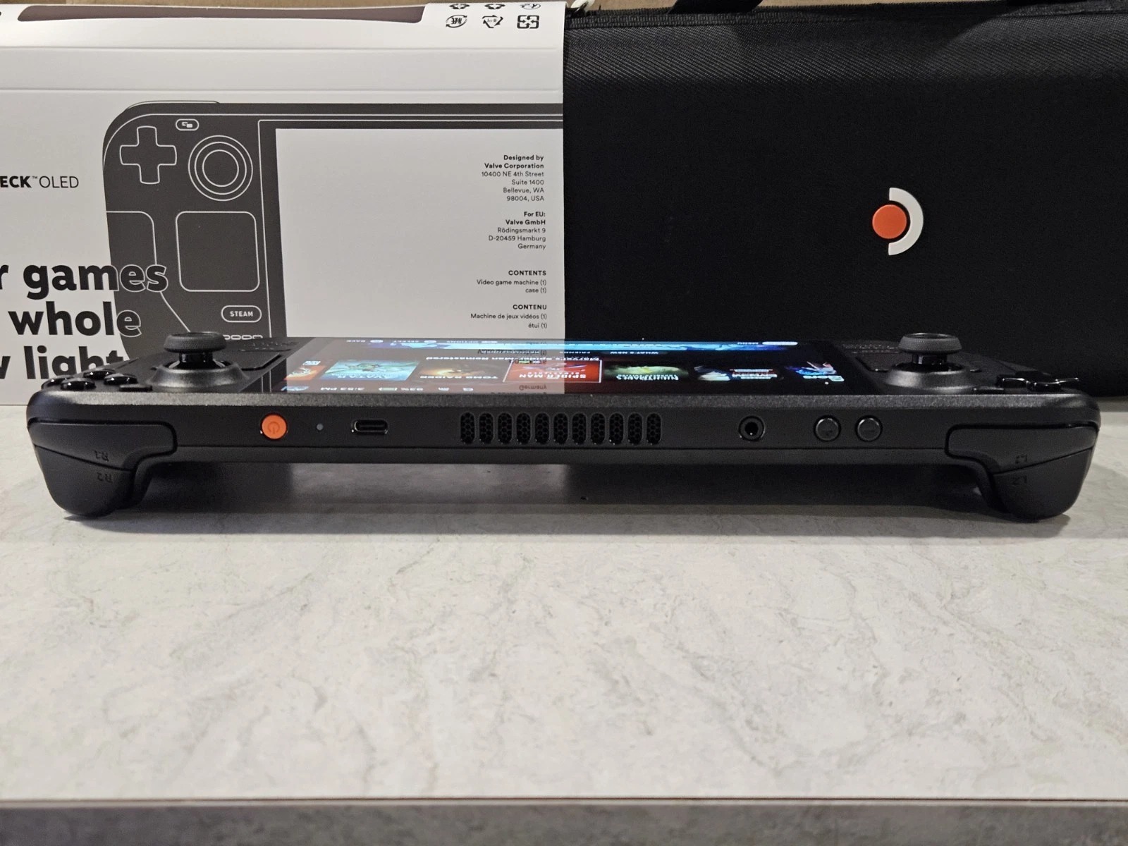 Valve Steam Deck OLED 7.4" 1TB, Anti-Reflective, Case, Charger, & Original Box thumbnail 4