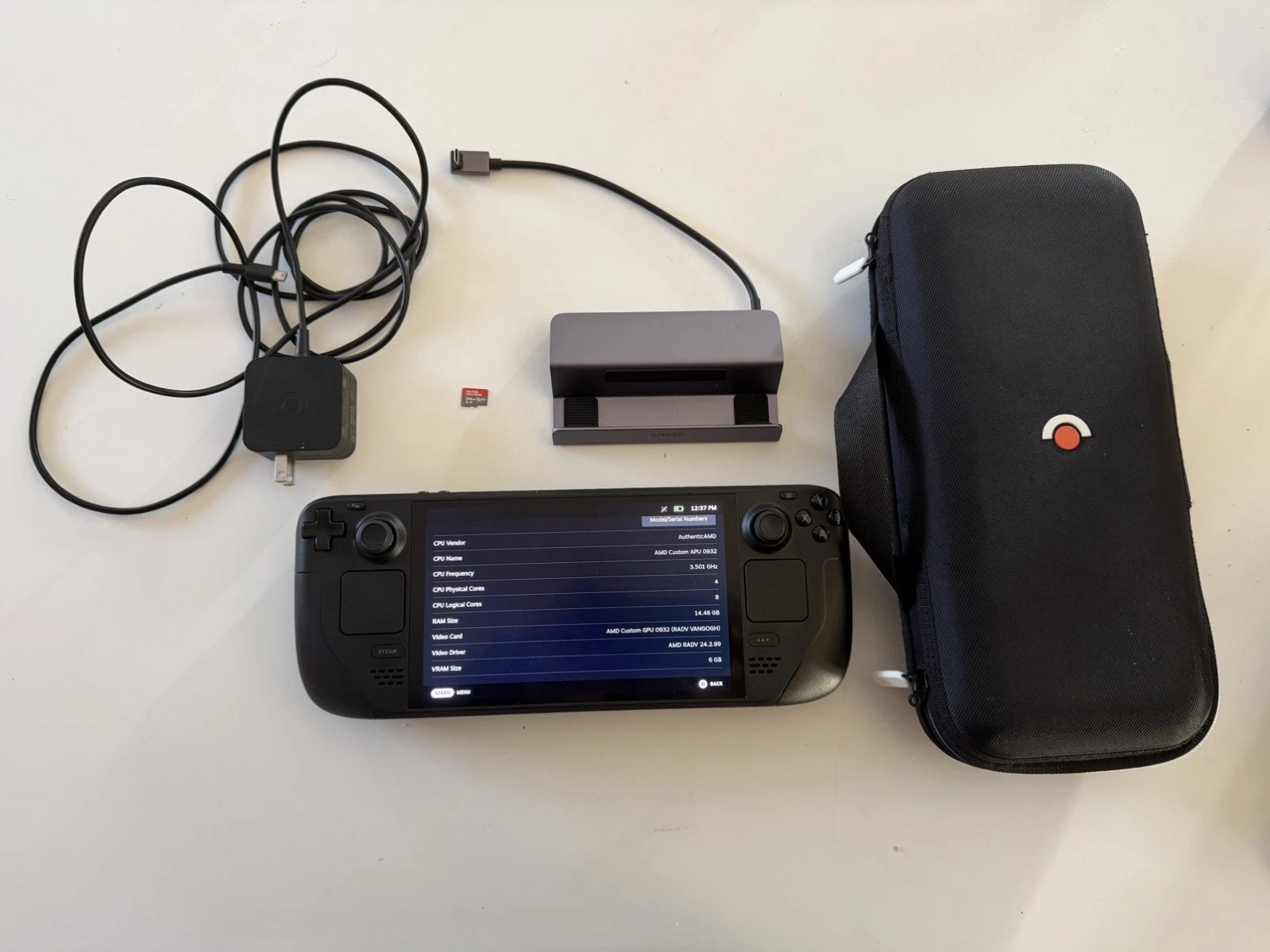 Valve Steam Deck OLED Handheld Console 1TB + Case + Charger + Dock thumbnail 1