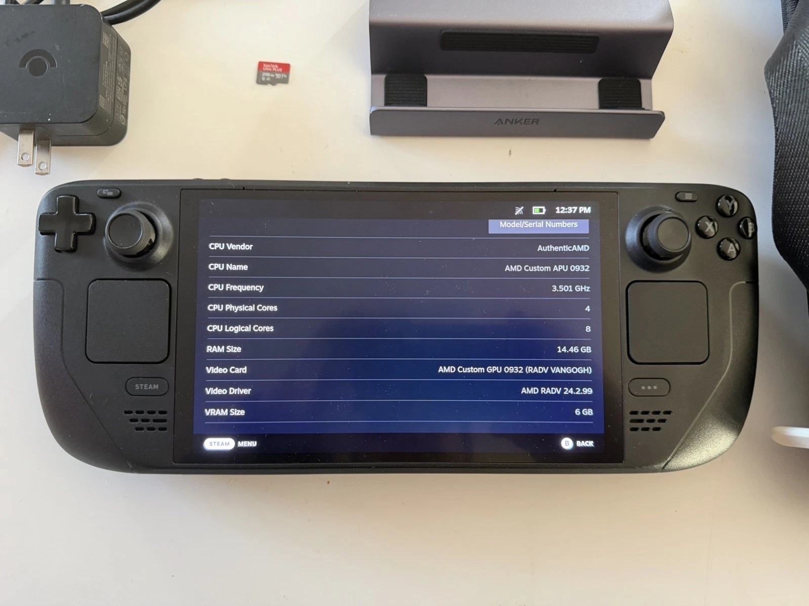 Valve Steam Deck OLED Handheld Console 1TB + Case + Charger + Dock thumbnail 2