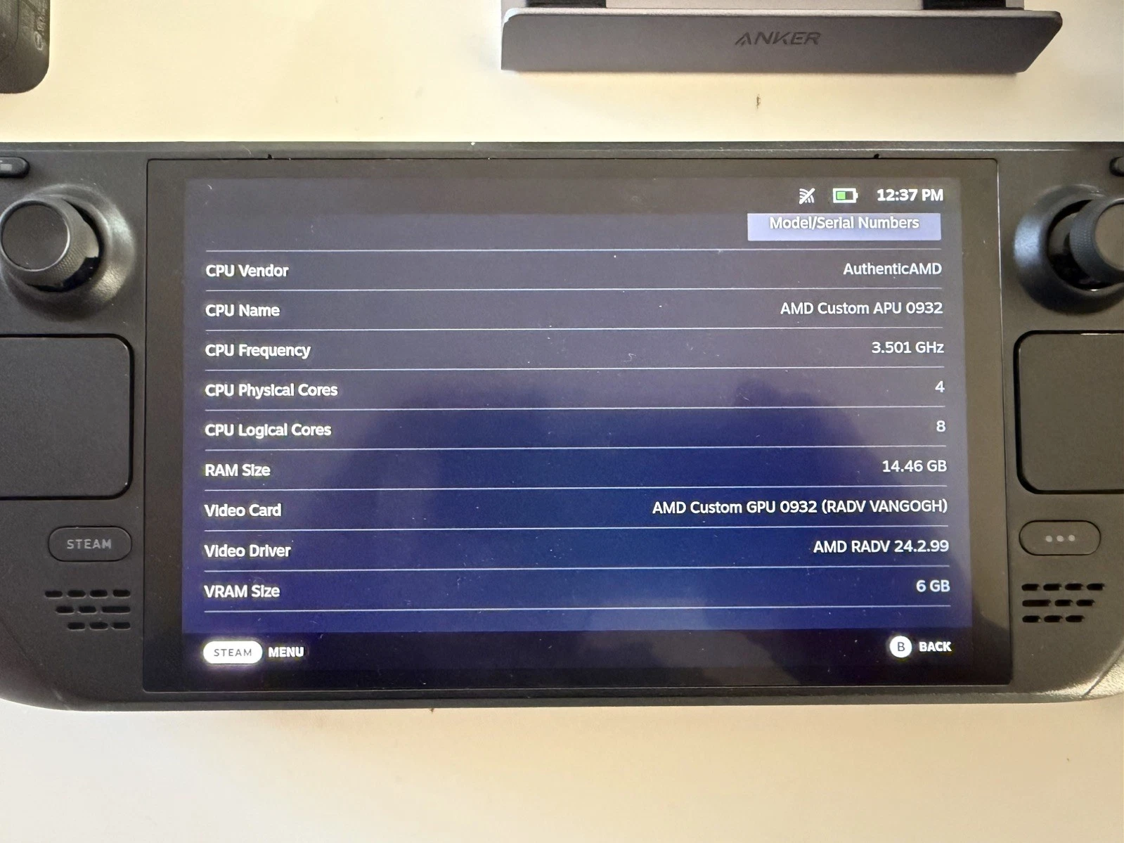 Valve Steam Deck OLED Handheld Console 1TB + Case + Charger + Dock thumbnail 3