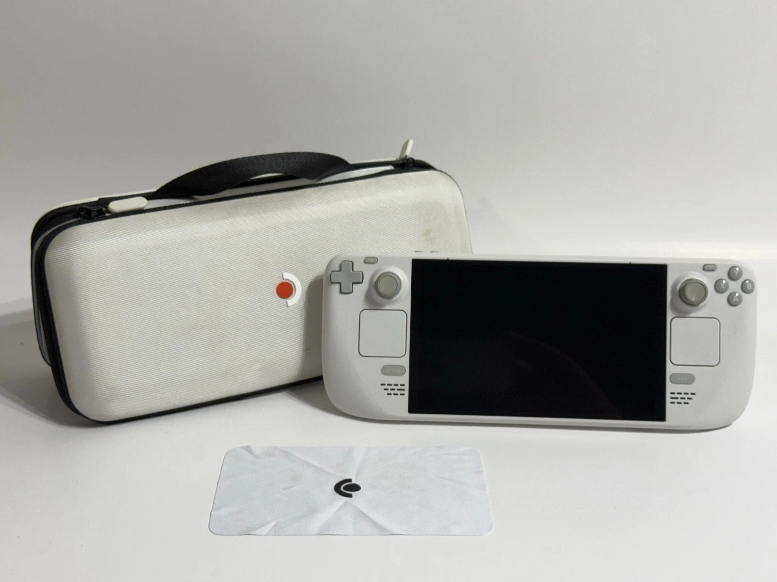 Valve Steam Deck OLED Limited White Edition 1TB Handheld Console with Case thumbnail 1