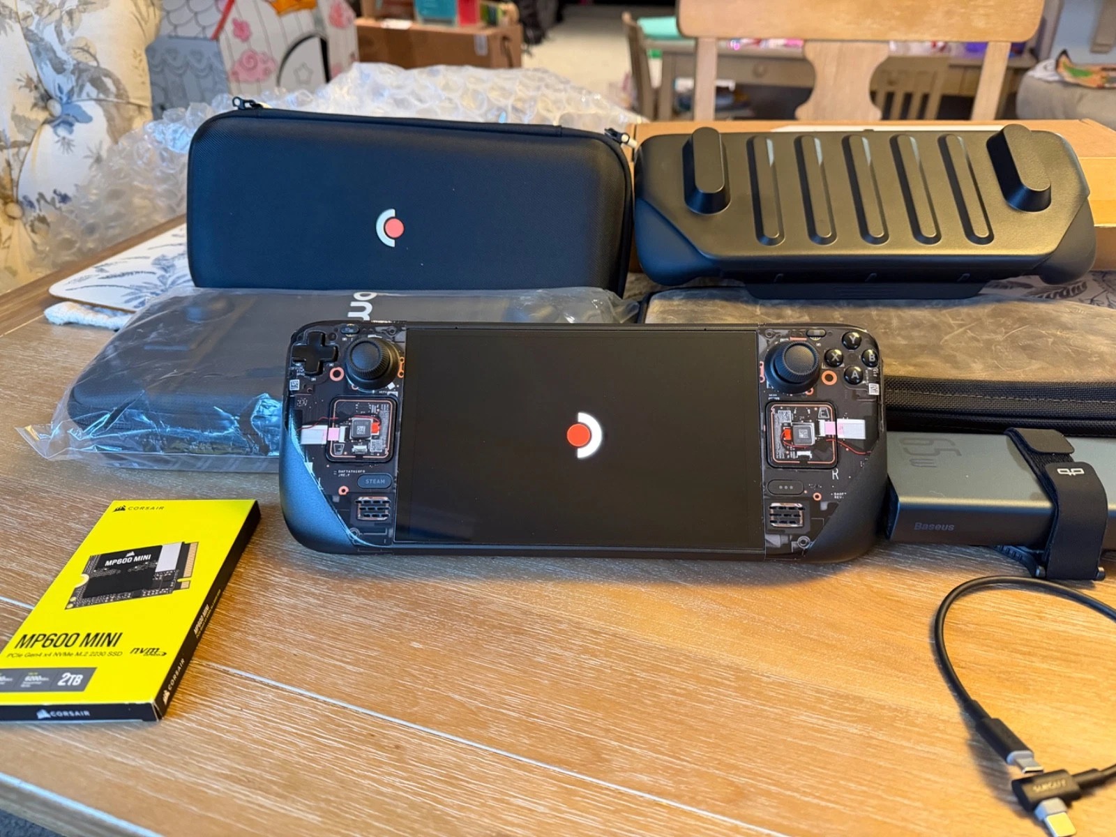 Valve Steam Deck OLED Upgraded Bundle (2TB SSD, 1TB microSD, Cases) - Excellent! thumbnail 1