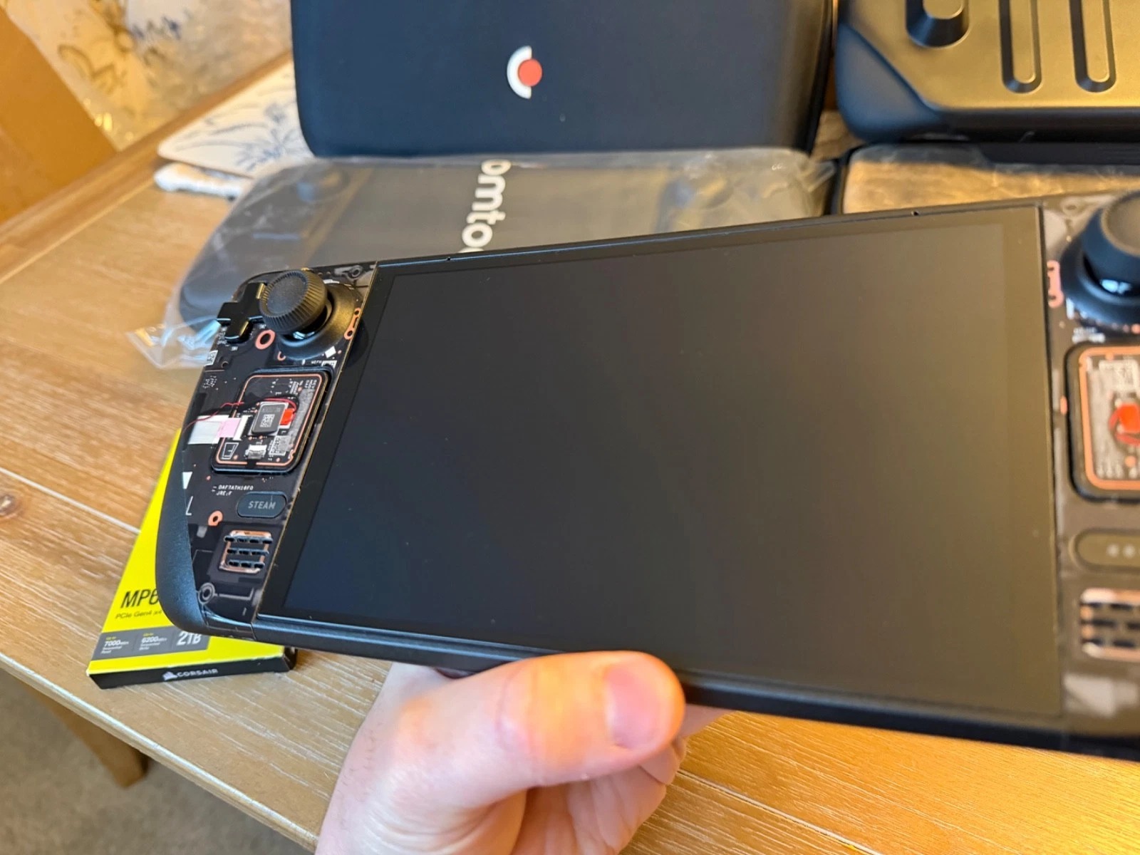 Valve Steam Deck OLED Upgraded Bundle (2TB SSD, 1TB microSD, Cases) - Excellent! thumbnail 3