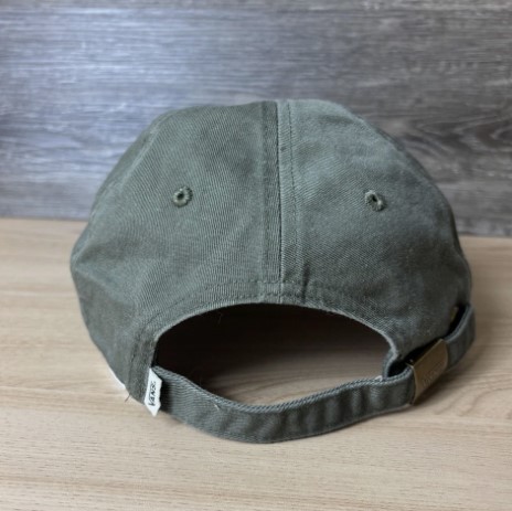 Vans Hat Cap Strap Back Mens Olive Green Dad Cap Embroidered Twill Skate thumbnail 3