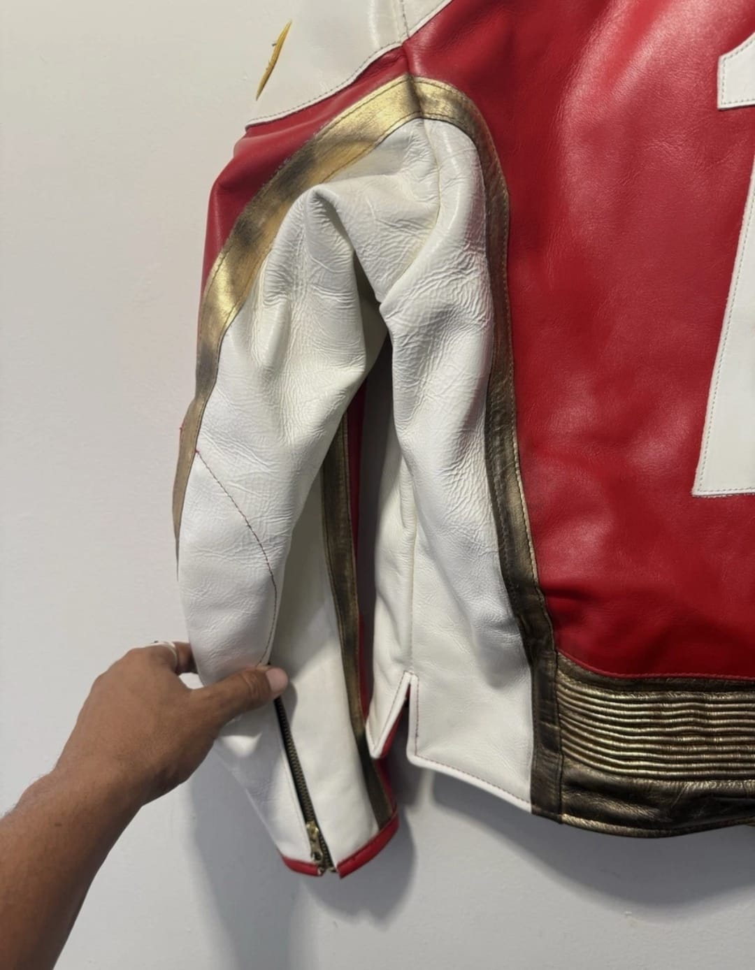 Vanson Leather Mike Hailwood Tribute Jacket Size 46(XL) thumbnail 14