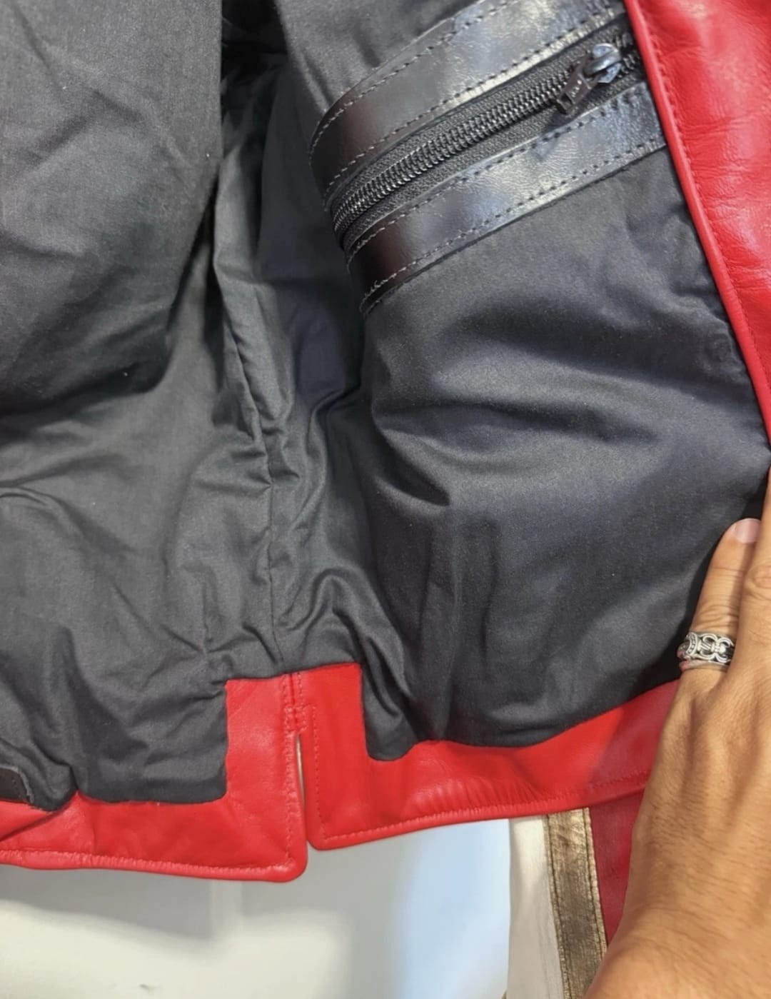 Vanson Leather Mike Hailwood Tribute Jacket Size 46(XL) thumbnail 15